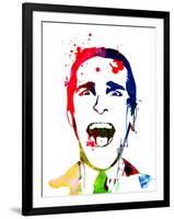 American Psycho Watercolor-Lora Feldman-Framed Art Print