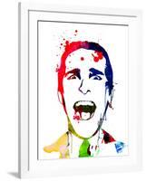 American Psycho Watercolor-Lora Feldman-Framed Art Print