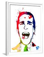 American Psycho Watercolor-Lora Feldman-Framed Art Print