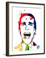 American Psycho Watercolor-Lora Feldman-Framed Art Print