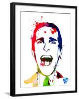 American Psycho Watercolor-Lora Feldman-Framed Art Print