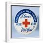 American Red Cross Button-David J. Frent-Framed Photographic Print