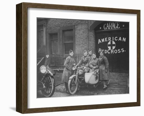 American Red Cross Unit in Great Britain-Stocktrek Images-Framed Photographic Print