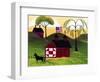 American Red Horse Barn 3-Cheryl Bartley-Framed Premium Giclee Print