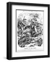 American Reinforcements to Aid the Allied Troops before the Main Us Army Arrived, World War 1, 1918-Leonard Raven-hill-Framed Giclee Print