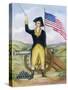 American Revolutionary Patriot at Post-null-Stretched Canvas