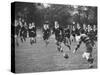 American Rhodes Scholar Peter Dawkins Playing Rugby with Fellow Oxford Univ. Students-null-Stretched Canvas