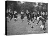 American Rhodes Scholar Peter Dawkins Playing Rugby with Fellow Oxford Univ. Students-null-Stretched Canvas