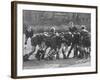 American Rhodes Scholar Peter Dawkins Playing Rugby with Oxford Univ. Students-null-Framed Photographic Print