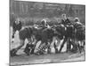 American Rhodes Scholar Peter Dawkins Playing Rugby with Oxford Univ. Students-null-Mounted Photographic Print