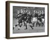 American Rhodes Scholar Peter Dawkins Playing Rugby with Oxford Univ. Students-null-Framed Photographic Print