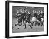 American Rhodes Scholar Peter Dawkins Playing Rugby with Oxford Univ. Students-null-Framed Photographic Print