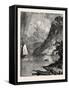 American River Scenery: on the Hudson, USA, 1870S-null-Framed Stretched Canvas