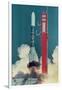 American Rocket Blasting into Space-Bill Mitchell-Framed Photographic Print