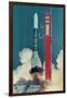 American Rocket Blasting into Space-Bill Mitchell-Framed Photographic Print