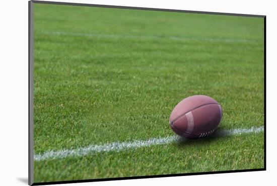 American Rugby Ball on the Grass-Olexandr-Mounted Photographic Print