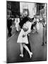American Sailor Clutching a White-Uniformed Nurse in a Passionate Kiss in Times Square-Alfred Eisenstaedt-Mounted Photographic Print