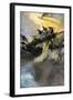 American Sailors from the "Frolic" Boarding the British Ship "Wasp," War of 1812-null-Framed Giclee Print