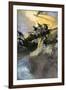 American Sailors from the "Frolic" Boarding the British Ship "Wasp," War of 1812-null-Framed Giclee Print