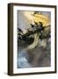 American Sailors from the "Frolic" Boarding the British Ship "Wasp," War of 1812-null-Framed Giclee Print