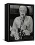 American Saxophonist Lanny Morgan Playing at the Fairway, Welwyn Garden City, Hertfordshire, 1992-Denis Williams-Framed Stretched Canvas