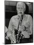 American Saxophonist Lanny Morgan Playing at the Fairway, Welwyn Garden City, Hertfordshire, 1992-Denis Williams-Mounted Photographic Print