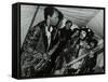 American Saxophonist Ornette Coleman Meets a Clown, Bracknell Jazz Festival, Berkshire, 1978-Denis Williams-Framed Stretched Canvas