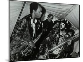 American Saxophonist Ornette Coleman Meets a Clown, Bracknell Jazz Festival, Berkshire, 1978-Denis Williams-Mounted Photographic Print