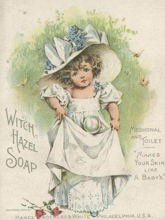 Advertisement for Witch Hazel Soap, Medicinal and Toilet, 1894