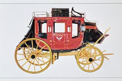 Concord Stagecoach Used by Wells Fargo and Co. Made in Concord, New Hampshire