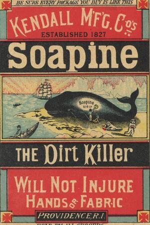 Poster Advertising Kendall Mfg. Co's 'soapine', C.1890