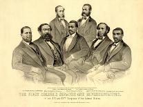 The First Colored Senator and Representatives - in the 41St and 42Nd Congress of the United States,-American School-Giclee Print