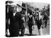 American Serviceman Admiring Two Female Pedestrians at the Cannes Film Festival-Paul Schutzer-Stretched Canvas