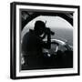 American Serviceman in Nose of B17 Using Binoculars to Scan Ocean During Air Sea Rescue Mission-null-Framed Photographic Print