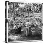 American Servicemen Celebrating Christmas on Guadalcanal During Religious Services-Ralph Morse-Stretched Canvas