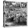 American Servicemen Celebrating Christmas on Guadalcanal During Religious Services-Ralph Morse-Stretched Canvas