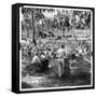 American Servicemen Celebrating Christmas on Guadalcanal During Religious Services-Ralph Morse-Framed Stretched Canvas