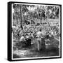 American Servicemen Celebrating Christmas on Guadalcanal During Religious Services-Ralph Morse-Framed Stretched Canvas