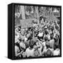 American Servicemen, Celebrating Christmas on Guadalcanal-Ralph Morse-Framed Stretched Canvas