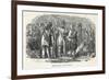 American Settlers Selling Arms to the Native Americans-null-Framed Art Print