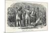 American Settlers Selling Arms to the Native Americans-null-Mounted Art Print