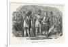 American Settlers Selling Arms to the Native Americans-null-Framed Art Print