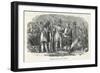 American Settlers Selling Arms to the Native Americans-null-Framed Art Print