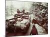 American Sherman M4 Tank at the Battle of the Bulge, the Last Major German Offensive of WWII-George Silk-Mounted Photographic Print