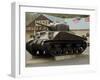 American Sherman Tank, Omaha Beach Museum, Normandy, France-David Hughes-Framed Photographic Print