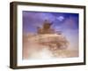 American Sherman Tank on the Move After the Battle of El Guettar-Eliot Elisofon-Framed Photographic Print