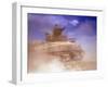 American Sherman Tank on the Move After the Battle of El Guettar-Eliot Elisofon-Framed Photographic Print