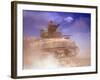 American Sherman Tank on the Move After the Battle of El Guettar-Eliot Elisofon-Framed Photographic Print