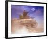 American Sherman Tank on the Move After the Battle of El Guettar-Eliot Elisofon-Framed Photographic Print