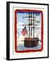 American Ship In Japanese Port-Hiroshige Utagawa-Framed Art Print